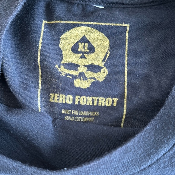 Zero Foxtrot Men's XL tshirt - Picture 3 of 3